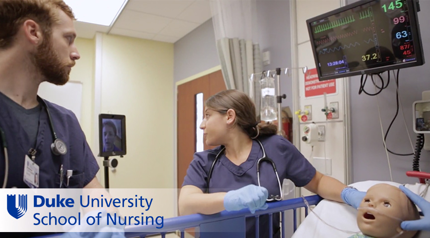 Photo of nursing simulation lab